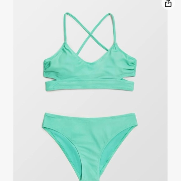 Cupshe aqua green bikini - Picture 6 of 10